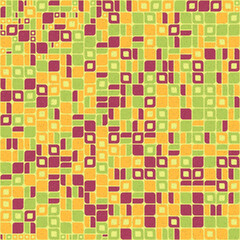Abstract Geometric Pattern generative computational art illustration