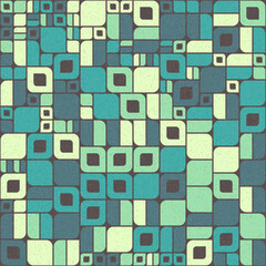 Abstract Geometric Pattern generative computational art illustration