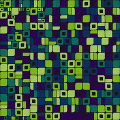 Abstract Geometric Pattern generative computational art illustration