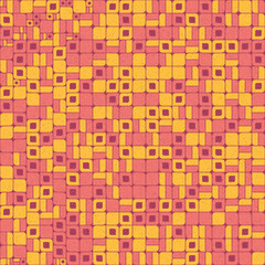 Abstract Geometric Pattern generative computational art illustration