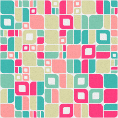 Abstract Geometric Pattern generative computational art illustration