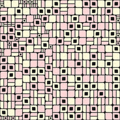 Abstract Geometric Pattern generative computational art illustration