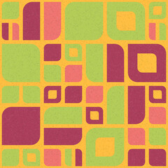 Abstract Geometric Pattern generative computational art illustration