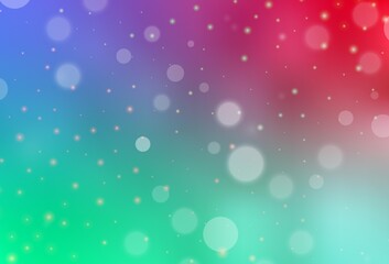 Light Green, Red vector background in Xmas style.