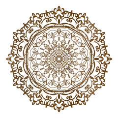 ornamental round lace ornament