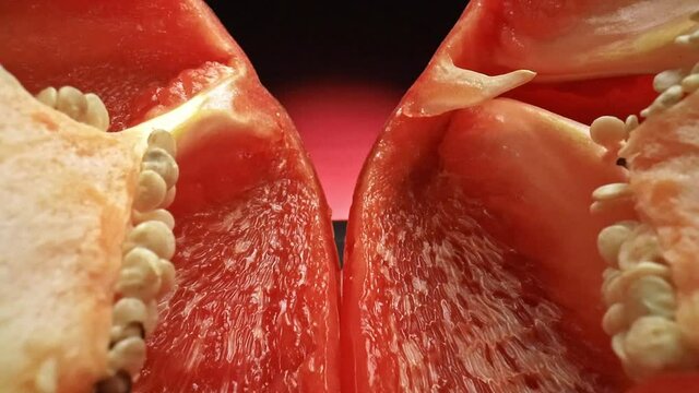 Bulgarian pepper close-up