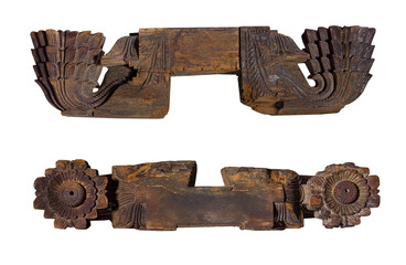old antique Indian wooden carving more then 100 years old Vintage door surface carving for pillars...