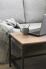 Remote work at home office