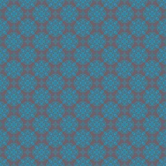 seamless pattern with blue flowers
