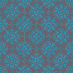 seamless pattern with flowers