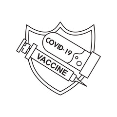 corona virus icon - vector illustration - editable stroke