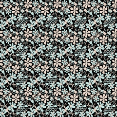 Abstract seamless pattern. Vector illustration. Contemporary decorative background in minimalist style.