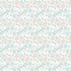 Fototapeta premium Abstract seamless pattern. Vector illustration. Contemporary decorative background in minimalist style.