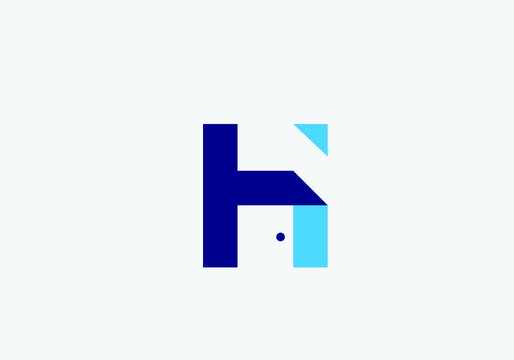Home H Letter Logo and Real Estate Design Vector. House and Creative Alphabet Letters icon Illustration