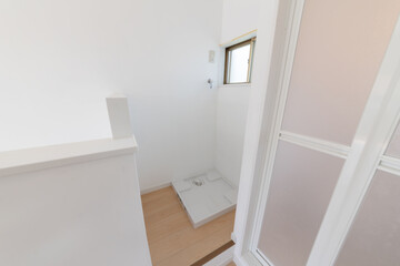 住宅リフォーム　洗濯機の防水パン