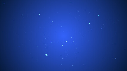 Fototapeta na wymiar Blue background with particle stars backgroumd