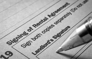 This is an image of rental agreement document.