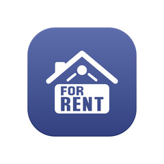 Home for Rent - Sticker