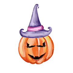 Set of Halloween ribbons and characters