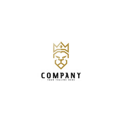 lion king logo design. logo template