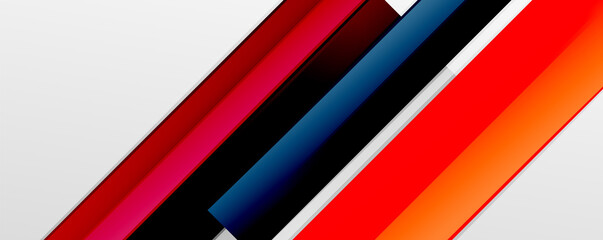 Color abstract lines trendy geometric background for business or technology presentation, internet poster or web brochure cover, wallpaper