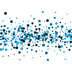 Vector modern geometrical blue circle abstract background.