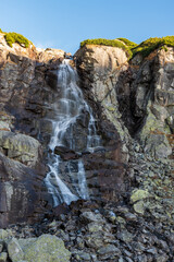 Skok waterfall on Mlynicka dolina valley in Vysoke Tatry mountains in Slovakia © honza28683