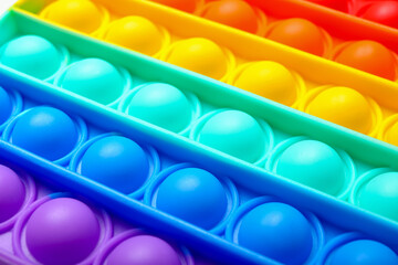 Bright fidget toy as background