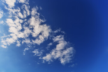 Blue sky with clouds