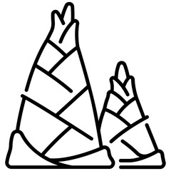 bamboo shoot icon