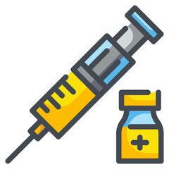 syringe line icon