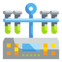 centrifuge machine flat icon