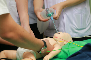 skills trainer for child airway management trainer, realistic practice is the key to developing proficiency in airway management