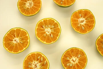 Fresh orange with isolated background