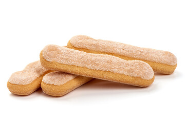 Sugar cookies, isolated on white background.