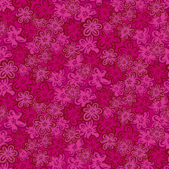 Seamles pattern ditsy small flower.Hand drawn print of textile.Vintage floral design