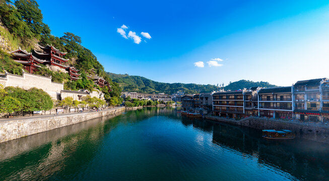Qinglong cave scenic area, Zhenyuan Town, Guizhou Province, China
