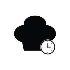 cook hat icon. food sign restaurant icon vector