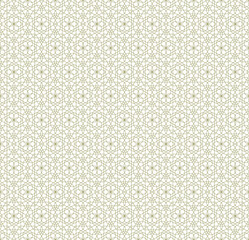 Seamless geometric ornament based on traditional islamic art.Brown color lines.Great design for fabric,textile,cover,wrapping paper,background.Thin lines.