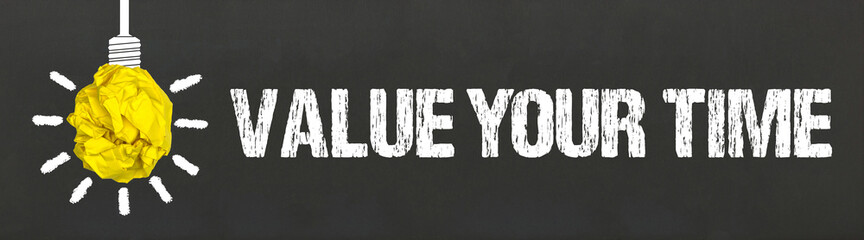 Fototapeta premium Value your time 