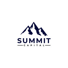 Summit Iceberg Venture Capital Business Logo Design