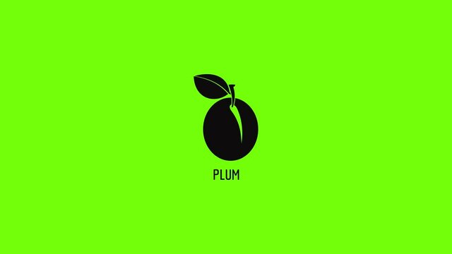 Plum icon animation