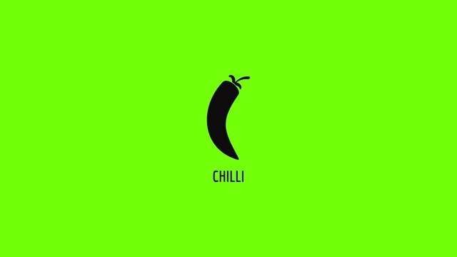 Chilli pepper icon animation