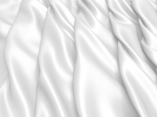 Obraz premium White fabric texture background. Luxury cloth background