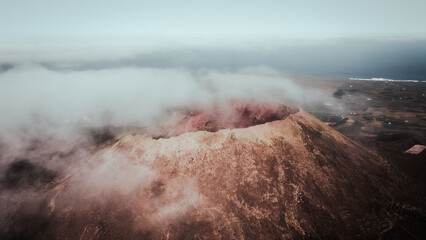 fog over the mountain
