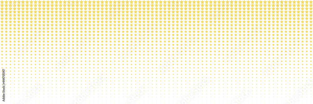 Poster horizontal gold blended star for pattern and background