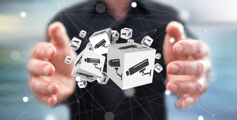 Concept of security camera