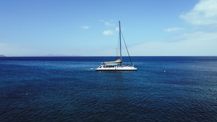Fototapeta premium sailboat on the sea