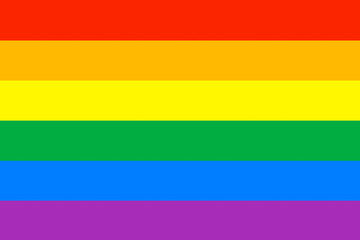 LGBT rainbow flag, symbol of LGBT gay pride parade - obrazy, fototapety, plakaty