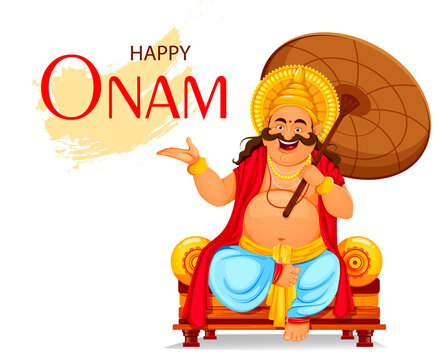 Happy Onam festival in Kerala. Onam celebration